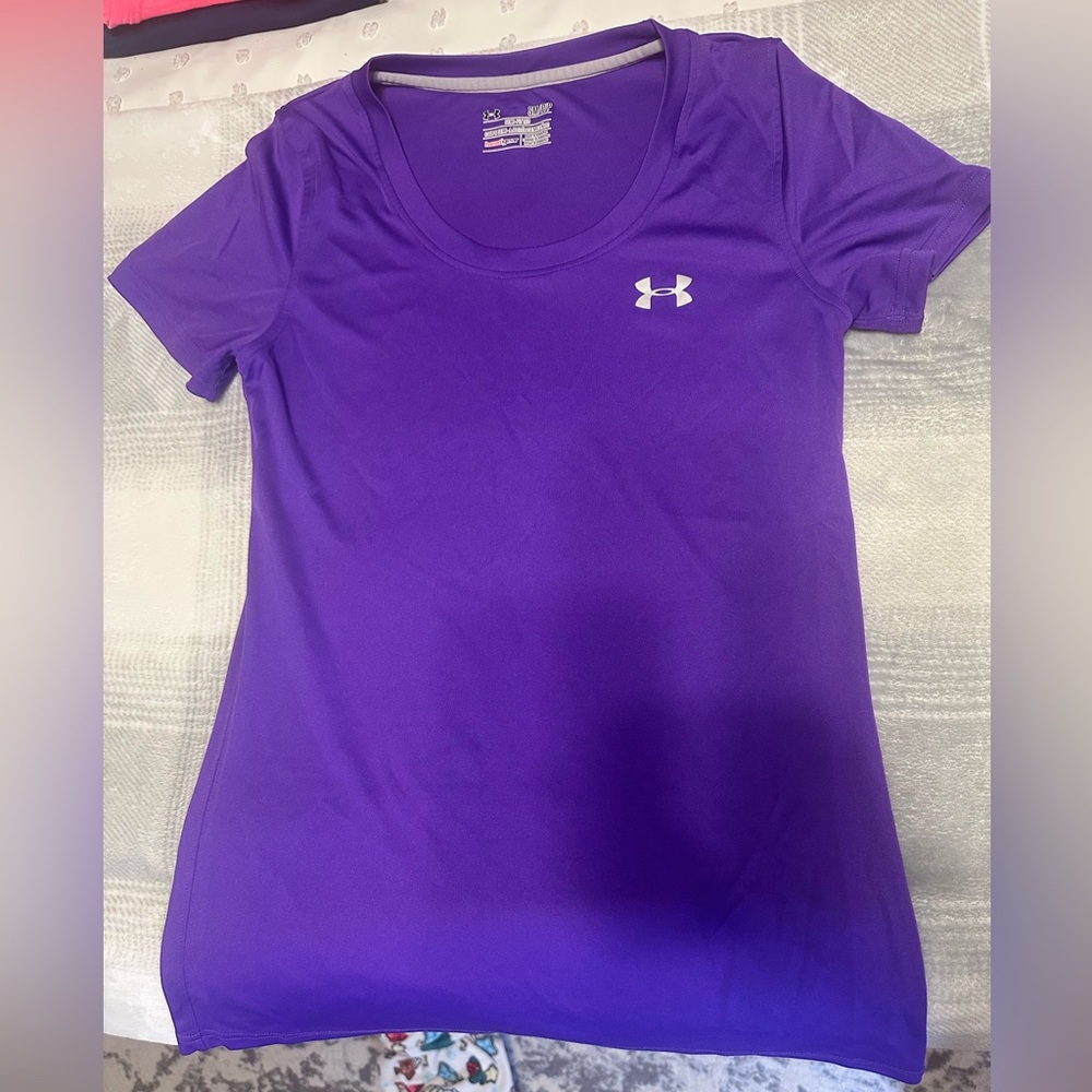 Under Armour Women's Vibrant Purple Tee